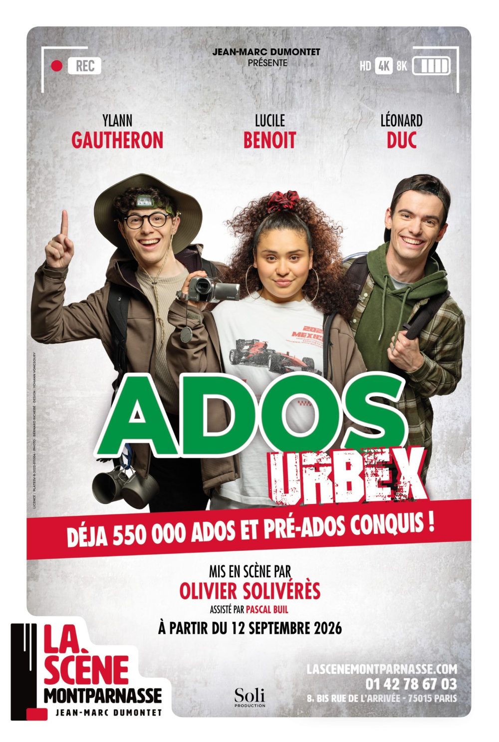 Affiche du spectacle ADOS